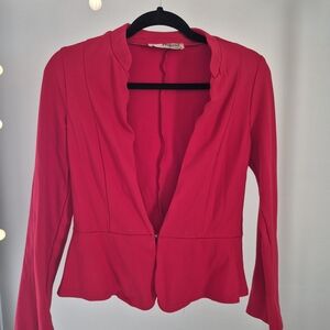 Hybrid & Company Red Women's Blazer